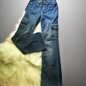 Arizona Jean Co Blue Denim Cargo Slim Jeans, 12